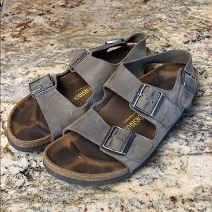 Birkenstock Milano Tan Leather Sz 40